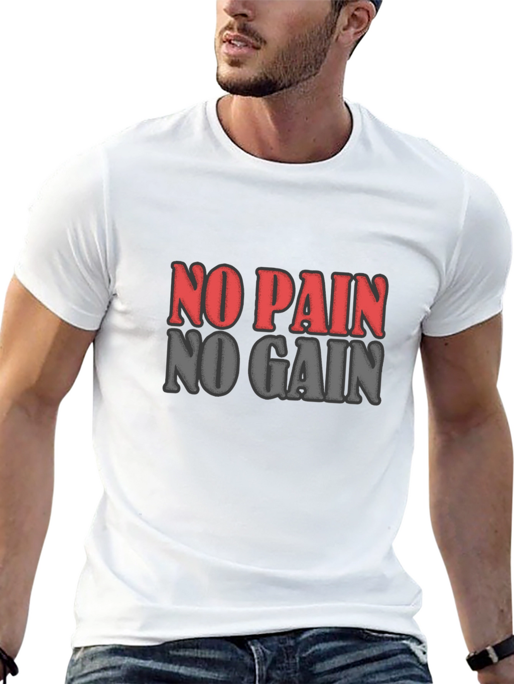 No Pain No Gain Graphic T-Shirt