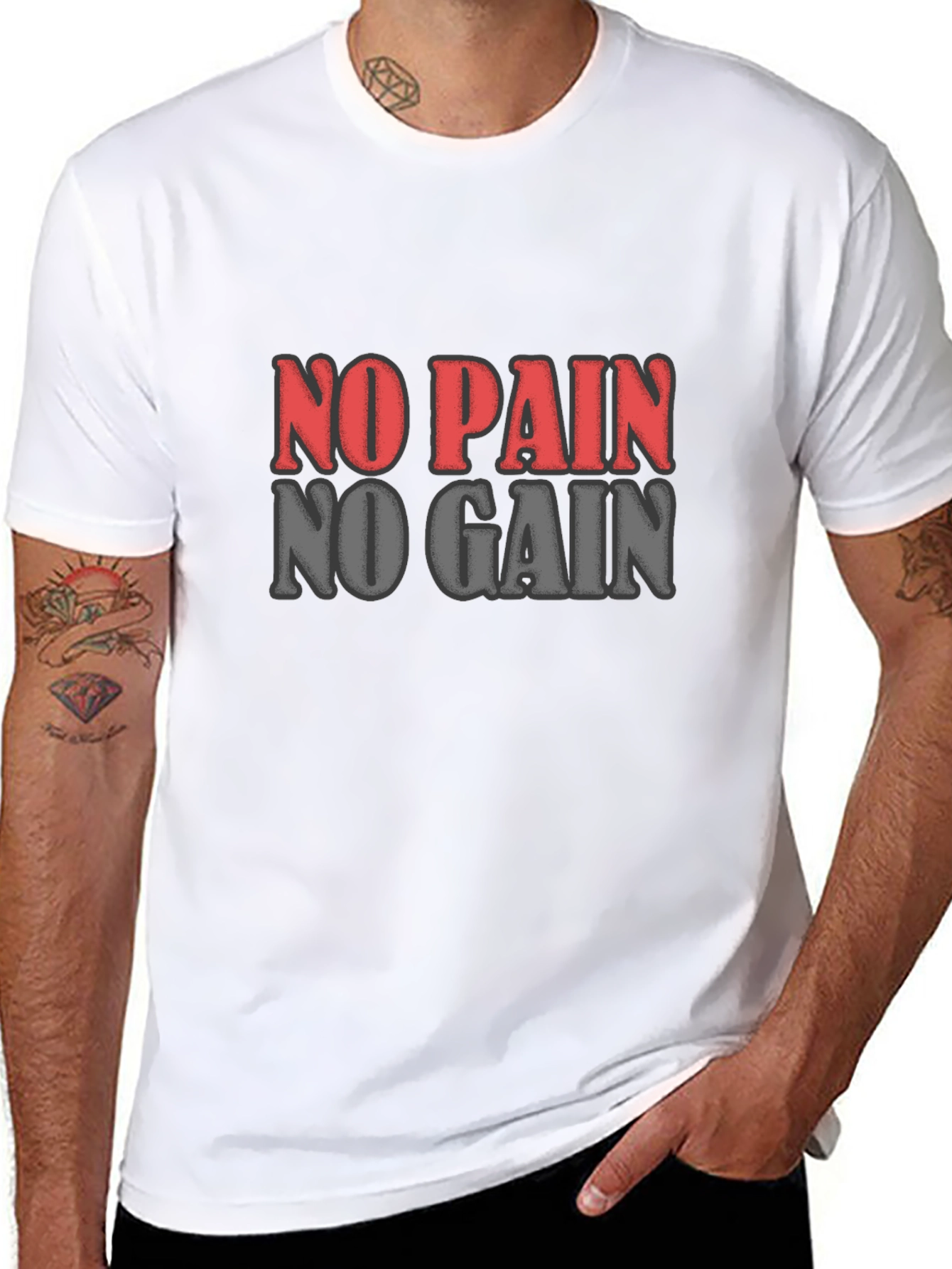 No Pain No Gain Graphic T-Shirt