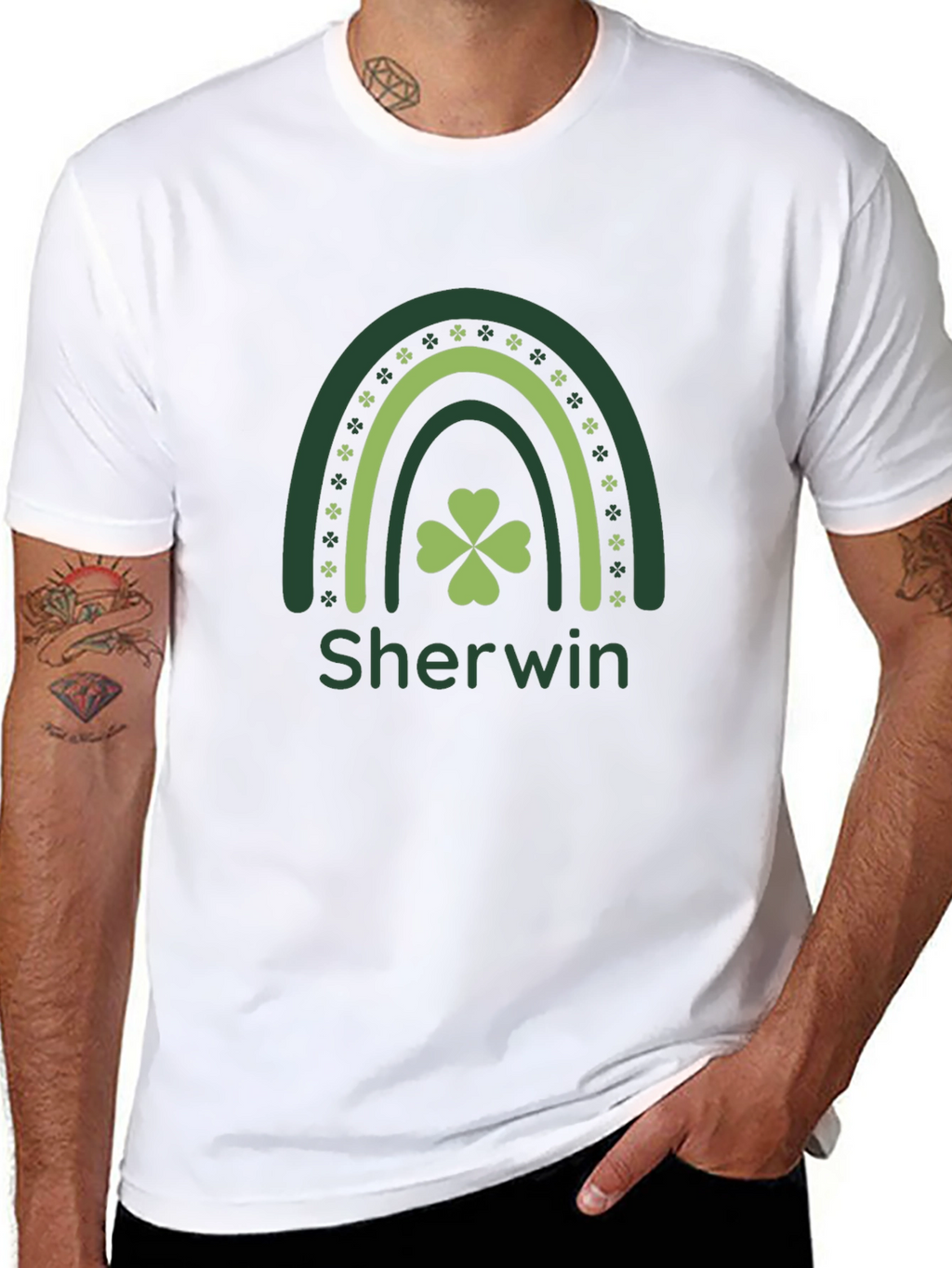 Sherwin Shamrock Rainbow T-Shirt