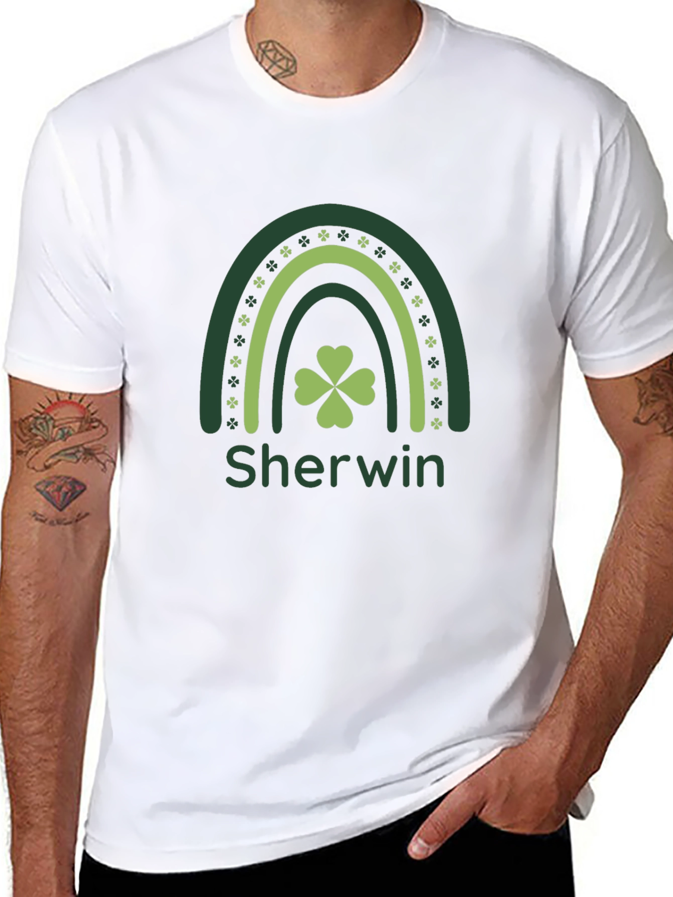 Sherwin Shamrock Rainbow T-Shirt