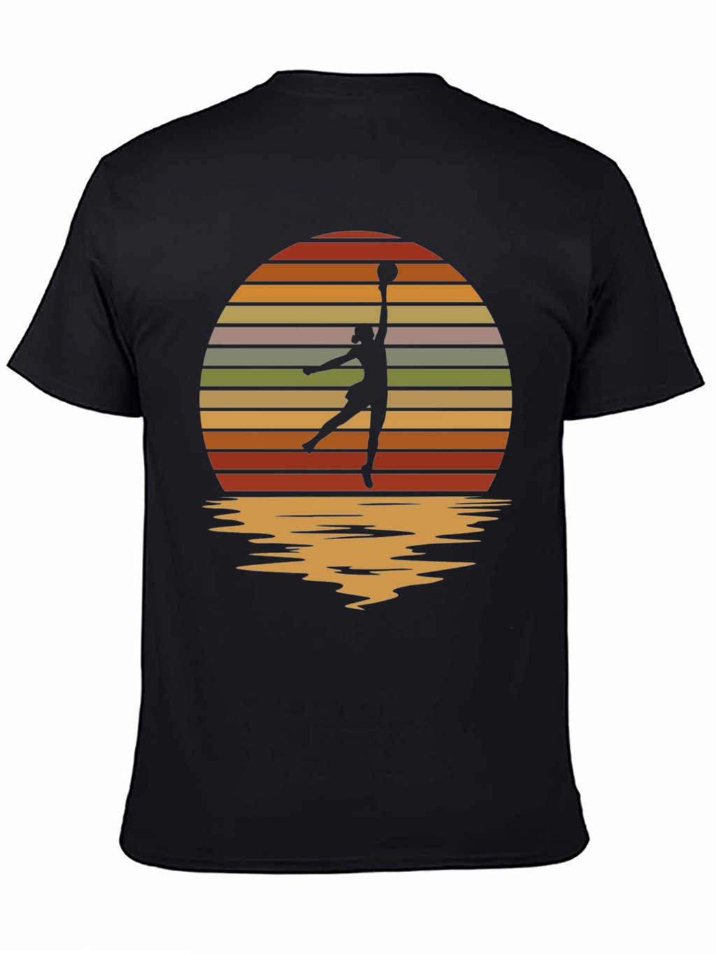 Retro Sunset Netball T-Shirt