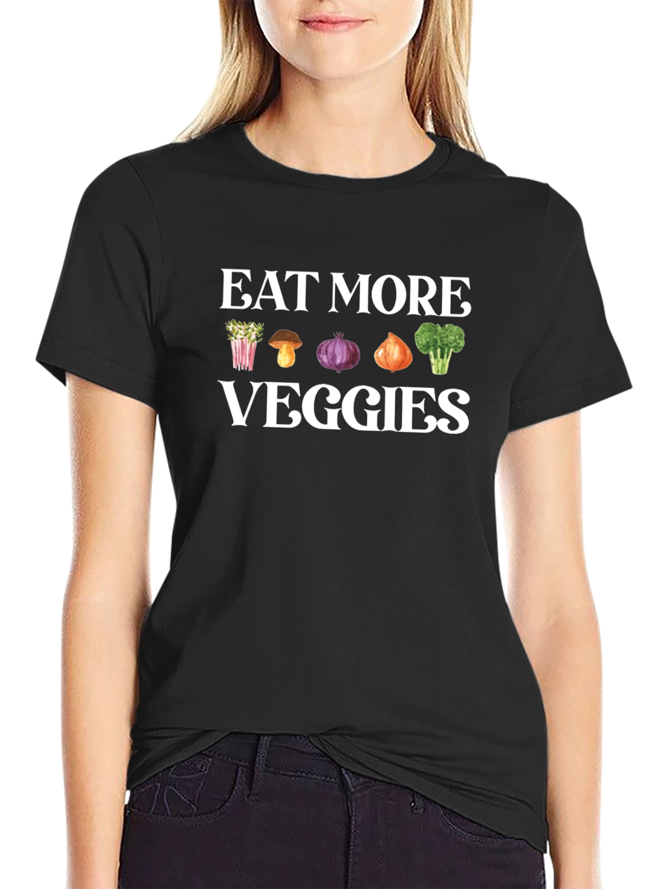 Eat More Veggies T-Shirt - Vegan/Vegetarian