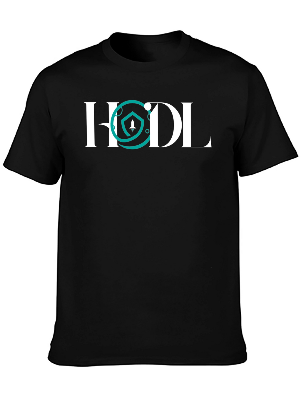 HODL Crypto T-Shirt - Black Cotton Blend