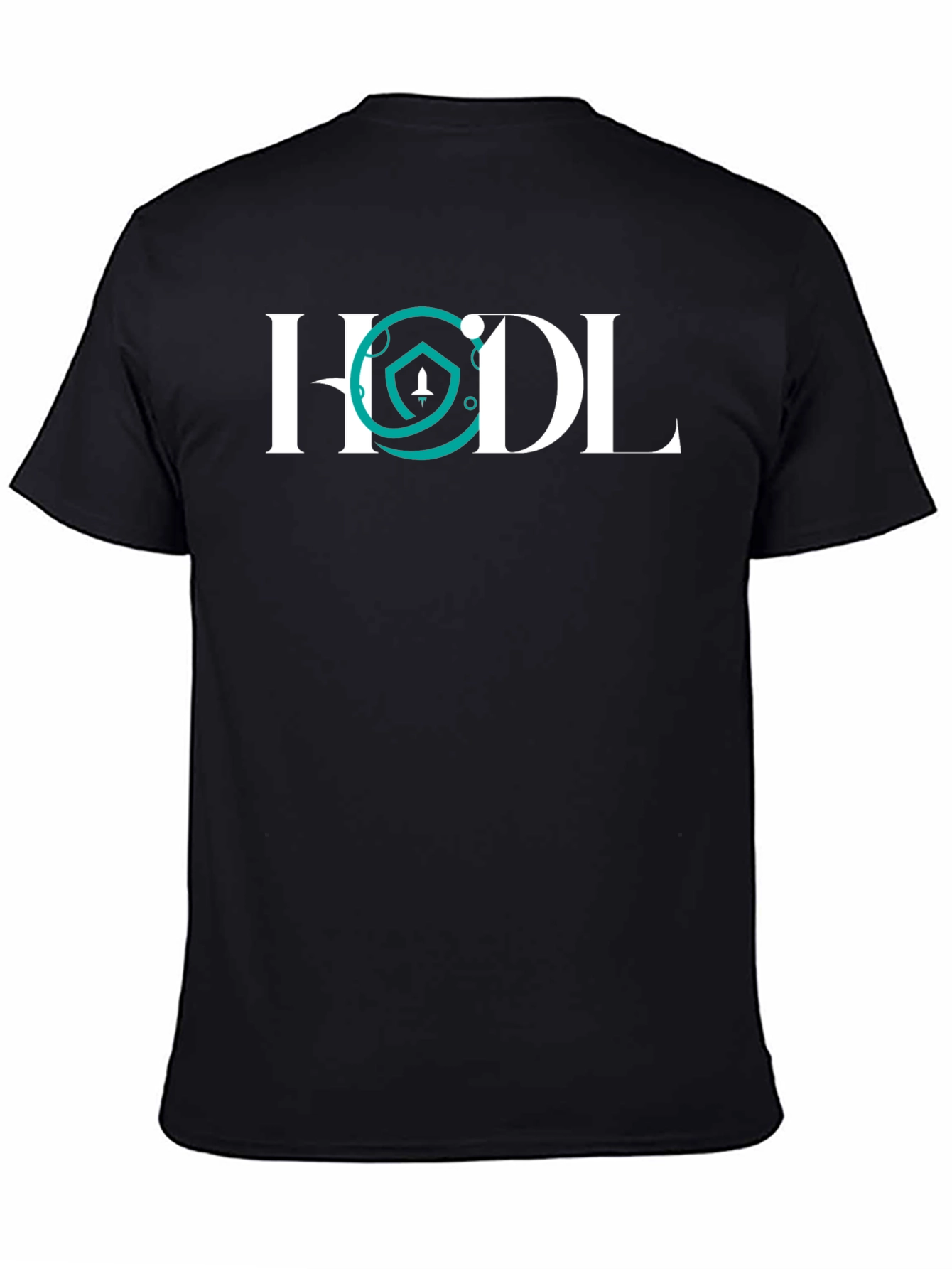 HODL Crypto T-Shirt - Black Cotton Blend