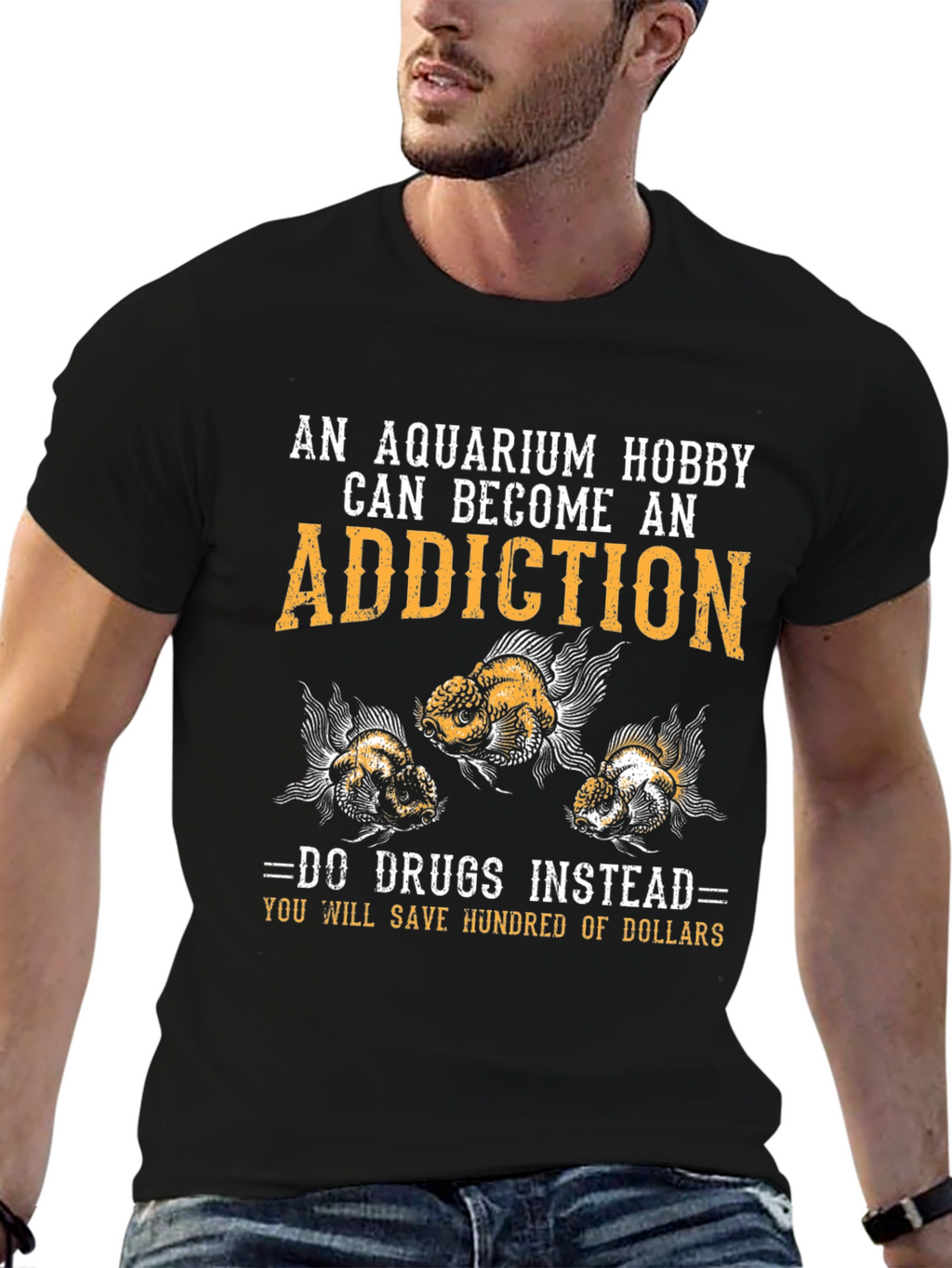 Aquarium Hobby Addiction T-Shirt - Funny Fish Keeper Tee
