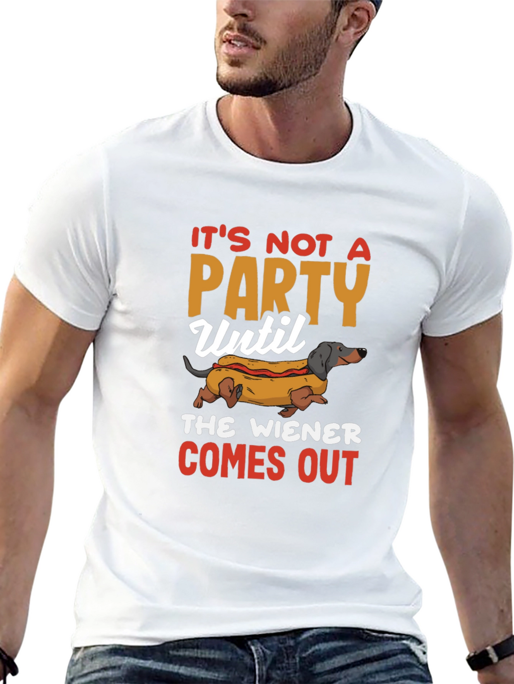 Wiener Dog Hot Dog Party T-Shirt