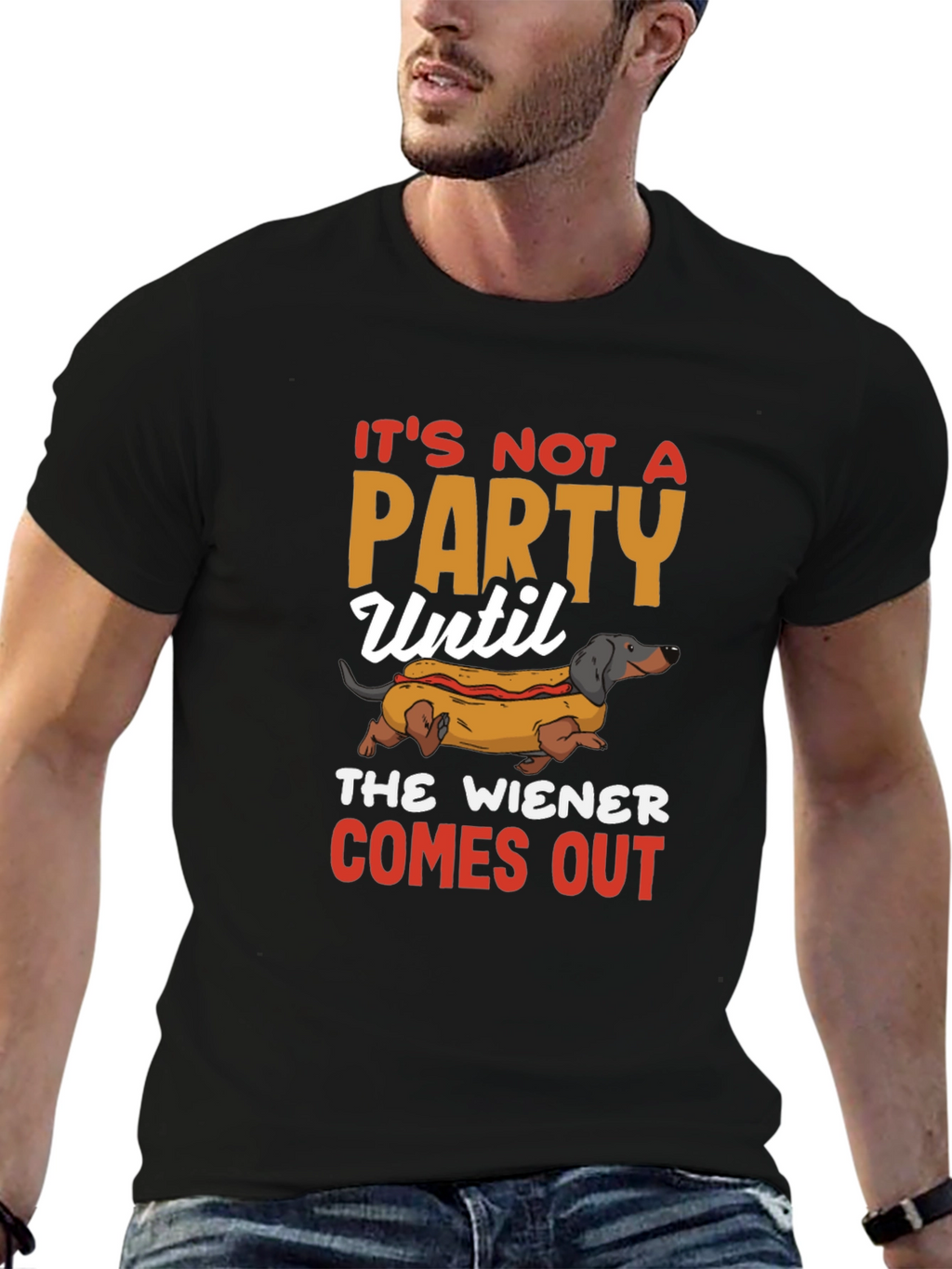 Wiener Dog Hot Dog Party T-Shirt