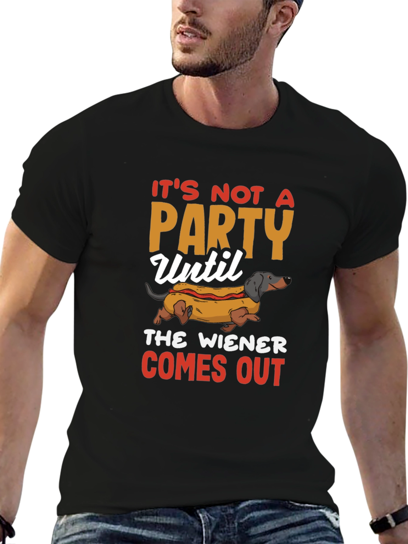 Wiener Dog Hot Dog Party T-Shirt