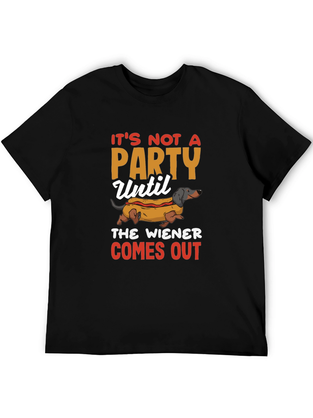 Wiener Dog Hot Dog Party T-Shirt