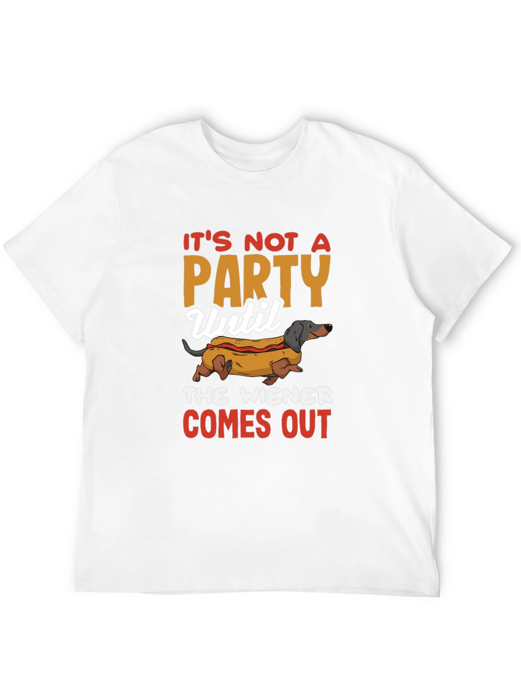 Wiener Dog Hot Dog Party T-Shirt