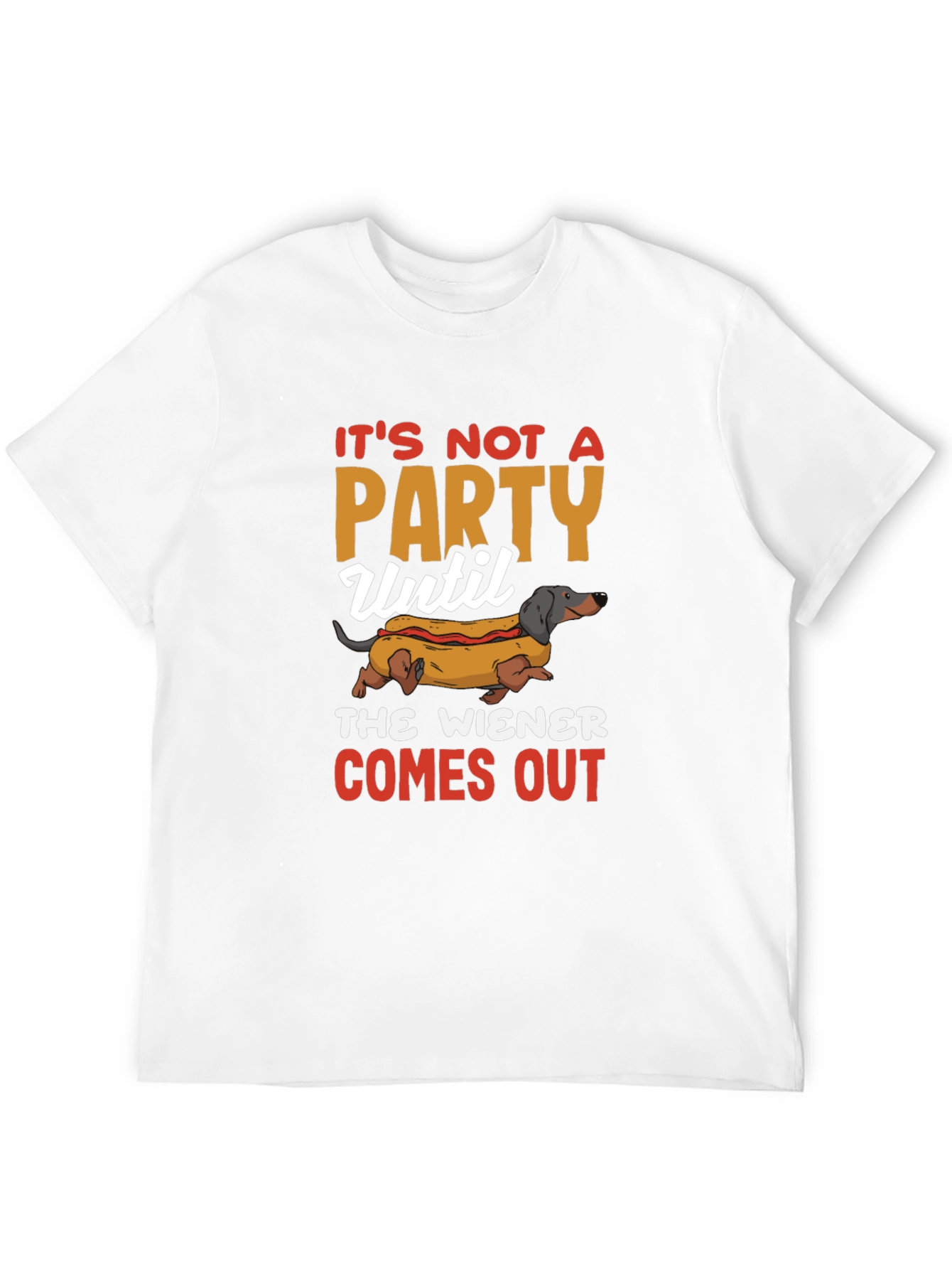 Wiener Dog Hot Dog Party T-Shirt