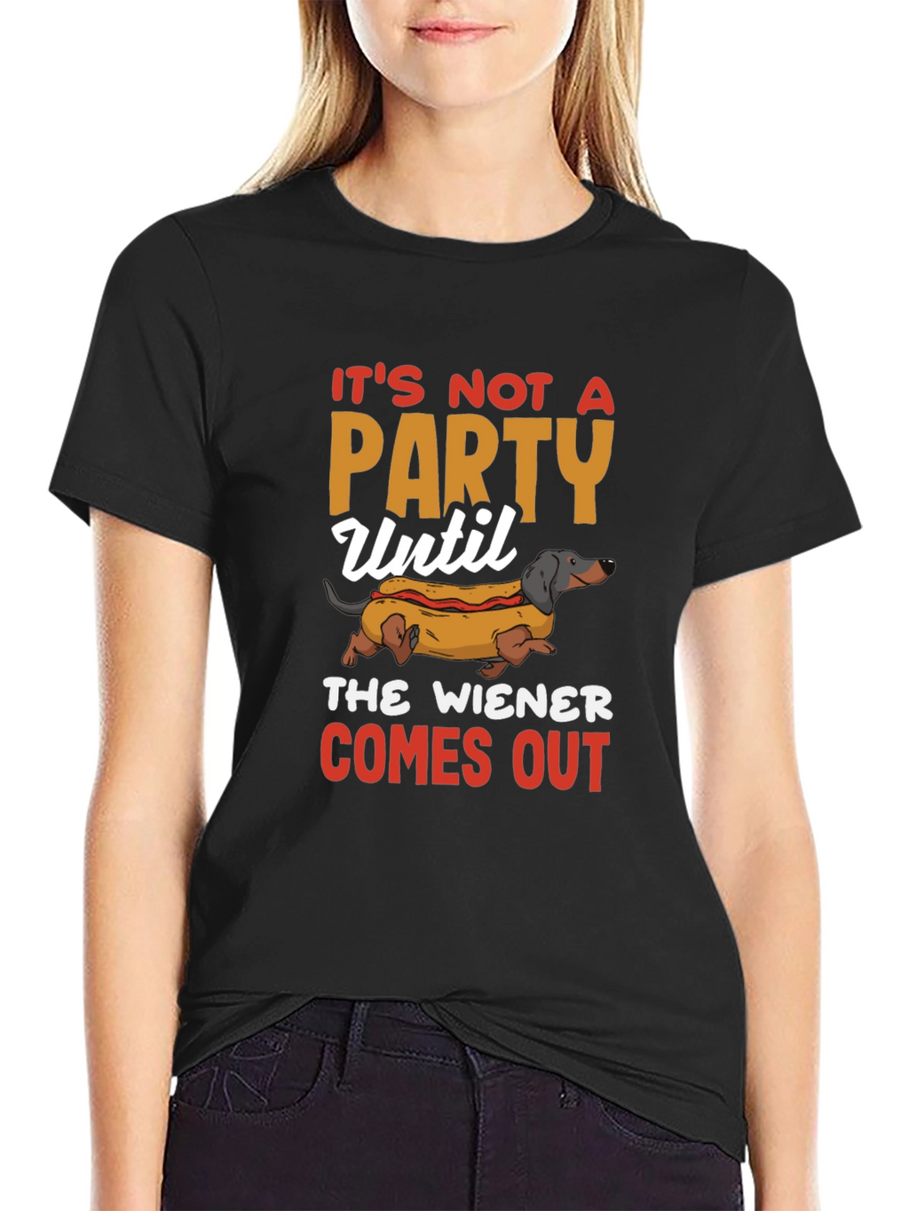 Wiener Dog Hot Dog Party T-Shirt