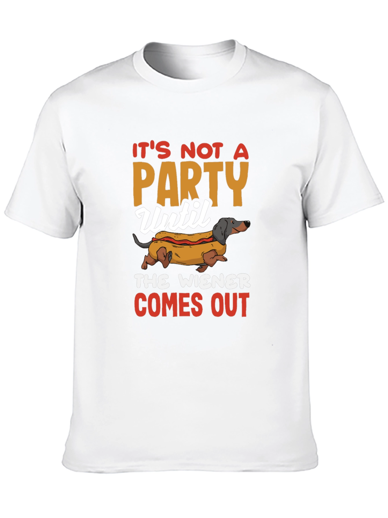 Wiener Dog Hot Dog Party T-Shirt