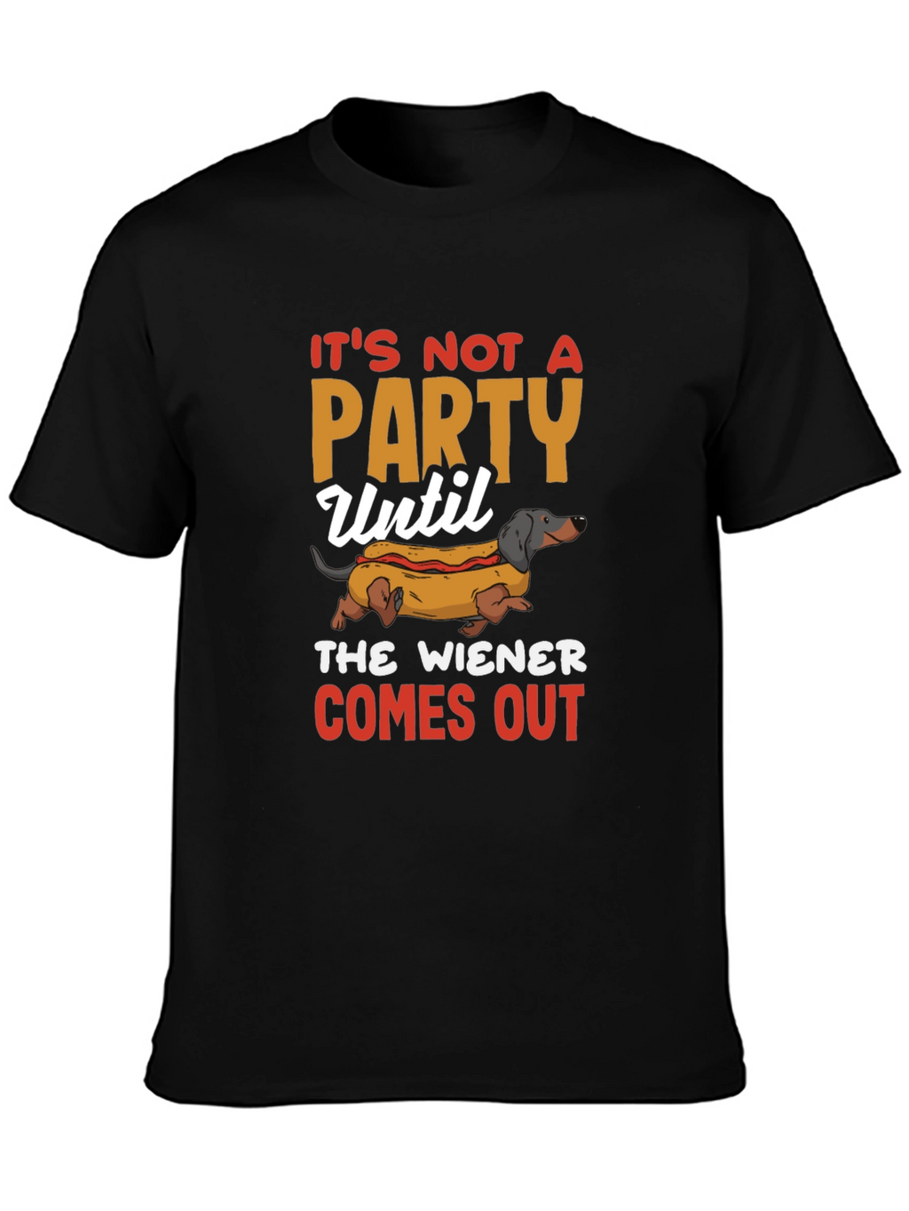 Wiener Dog Hot Dog Party T-Shirt