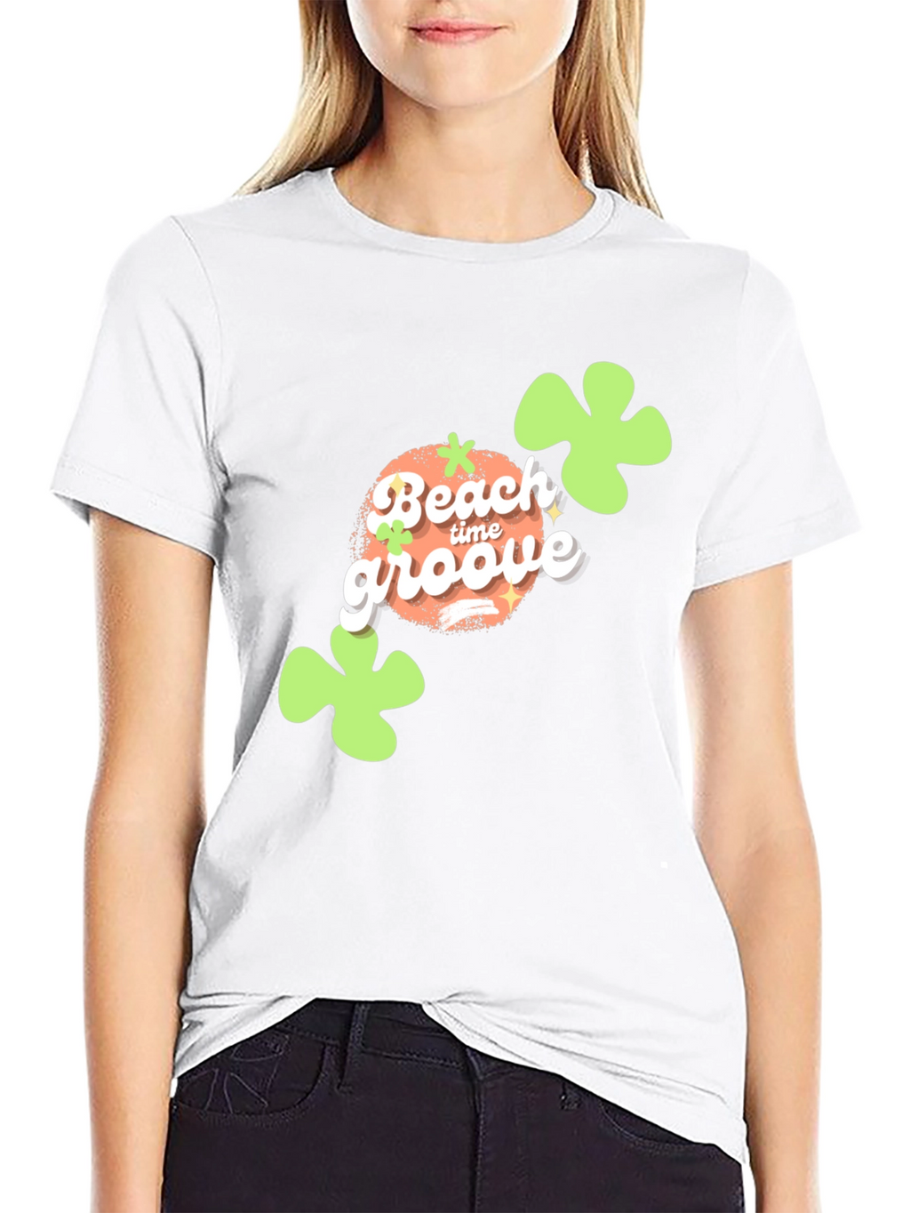 Beach Time Groove Graphic T-Shirt