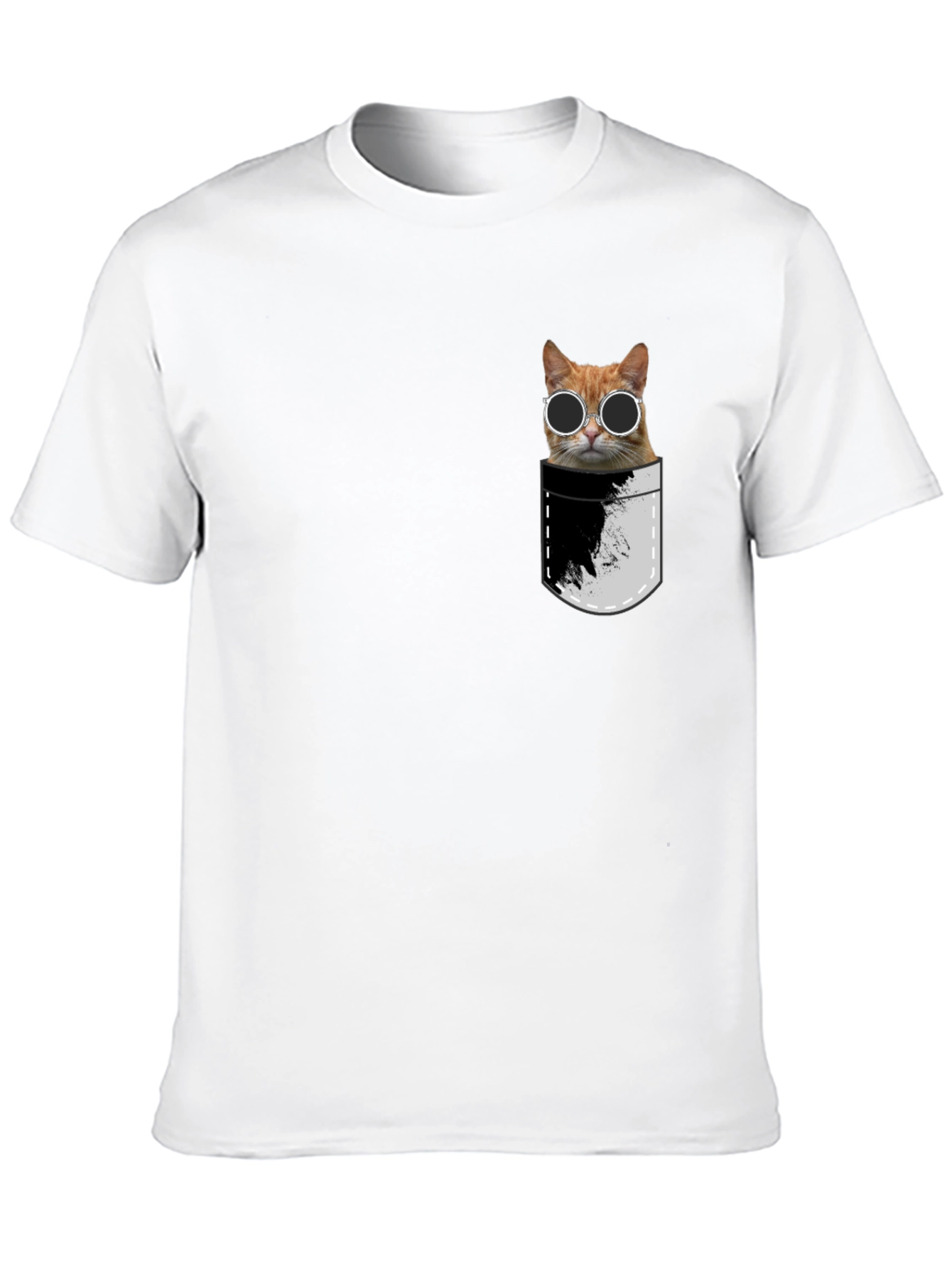 Cool Cat Pocket T-Shirt - Unisex Style
