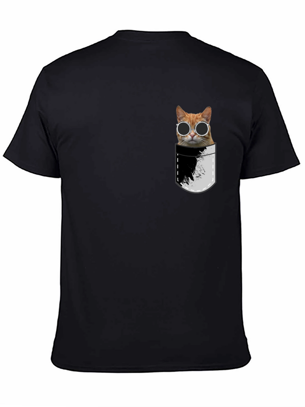Cool Cat Pocket T-Shirt - Unisex Style