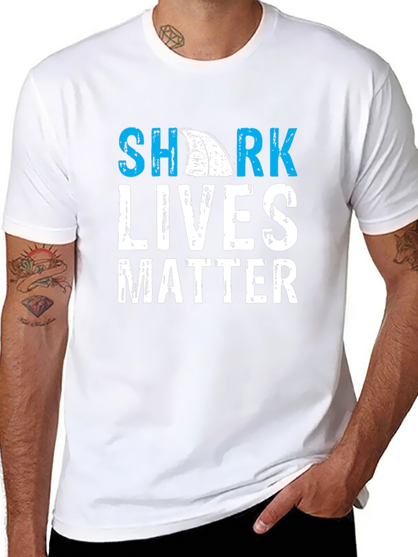 Shark Lives Matter Graphic T-Shirt