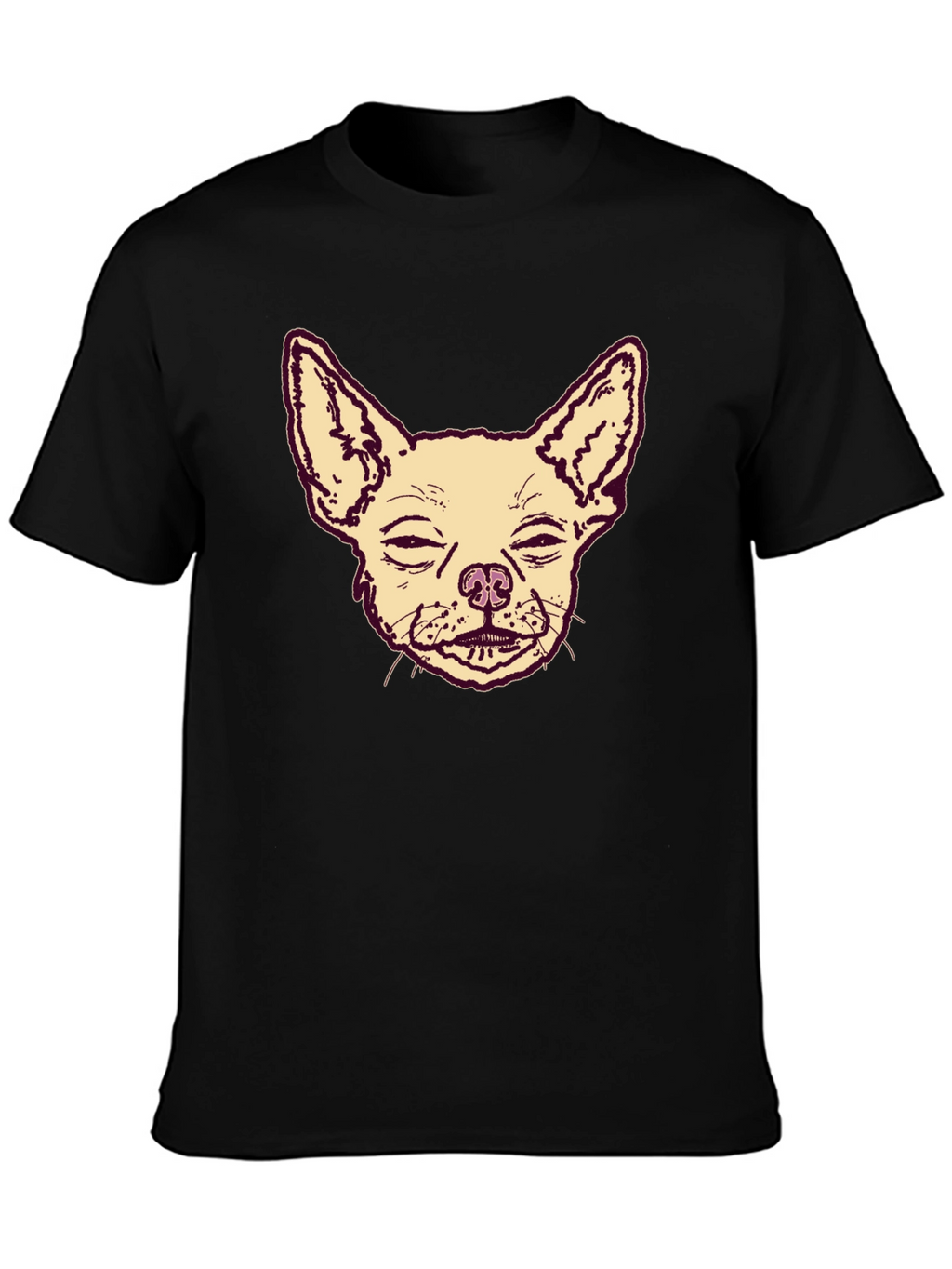 Chihuahua Graphic Print Mens T-Shirt