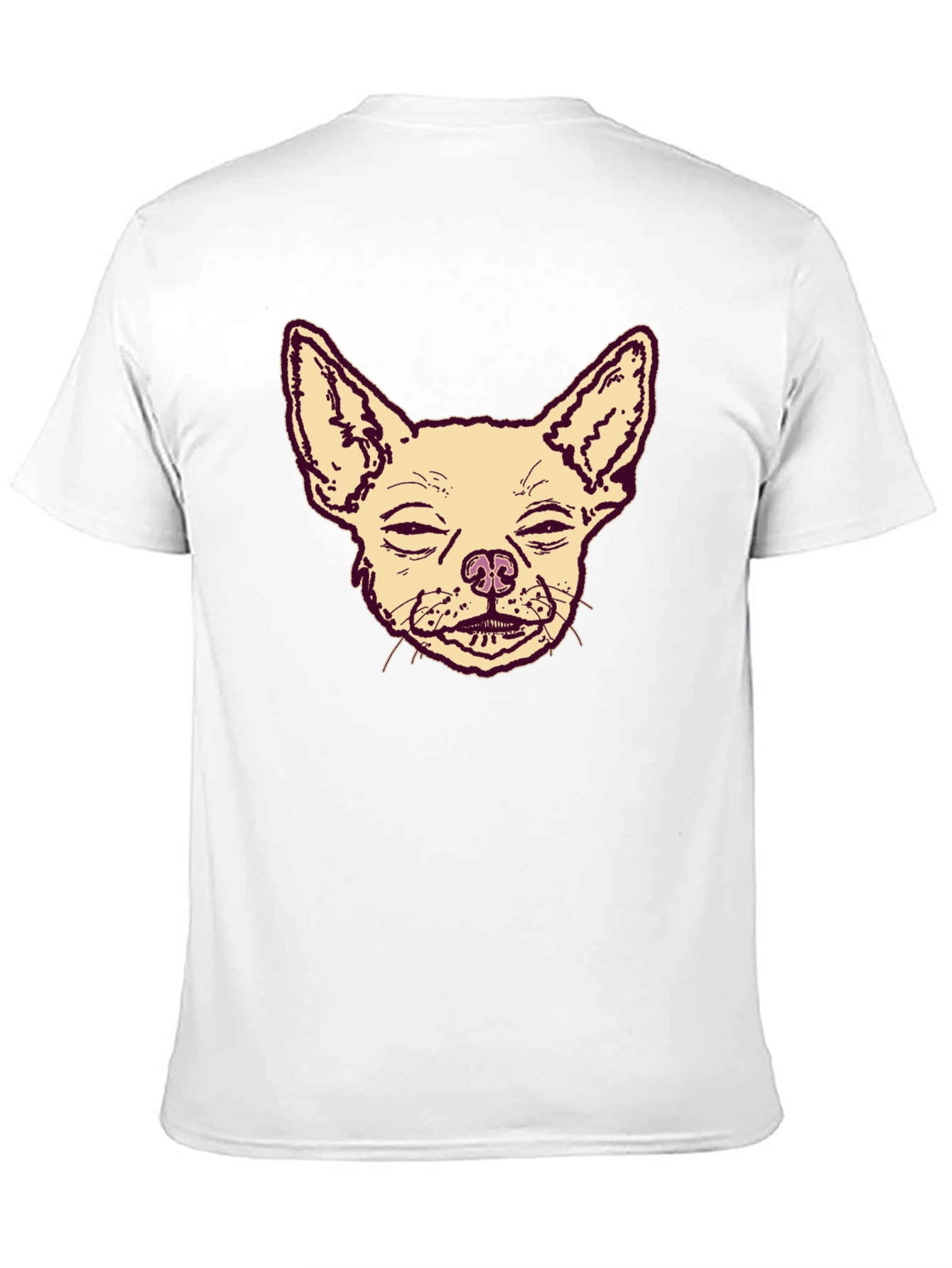 Chihuahua Graphic Print Mens T-Shirt