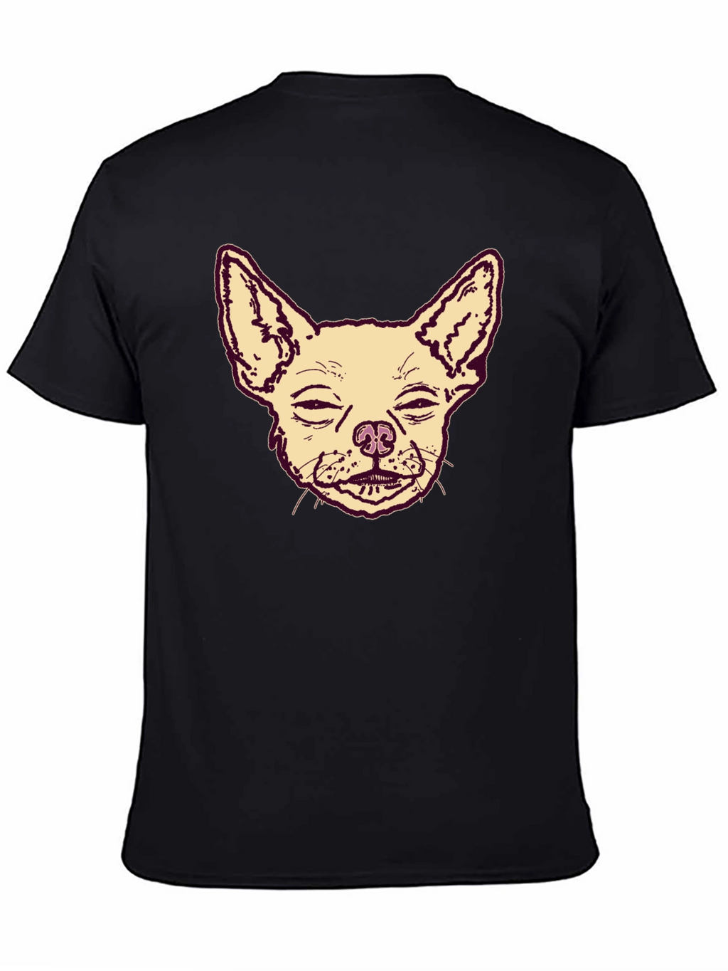 Chihuahua Graphic Print Mens T-Shirt
