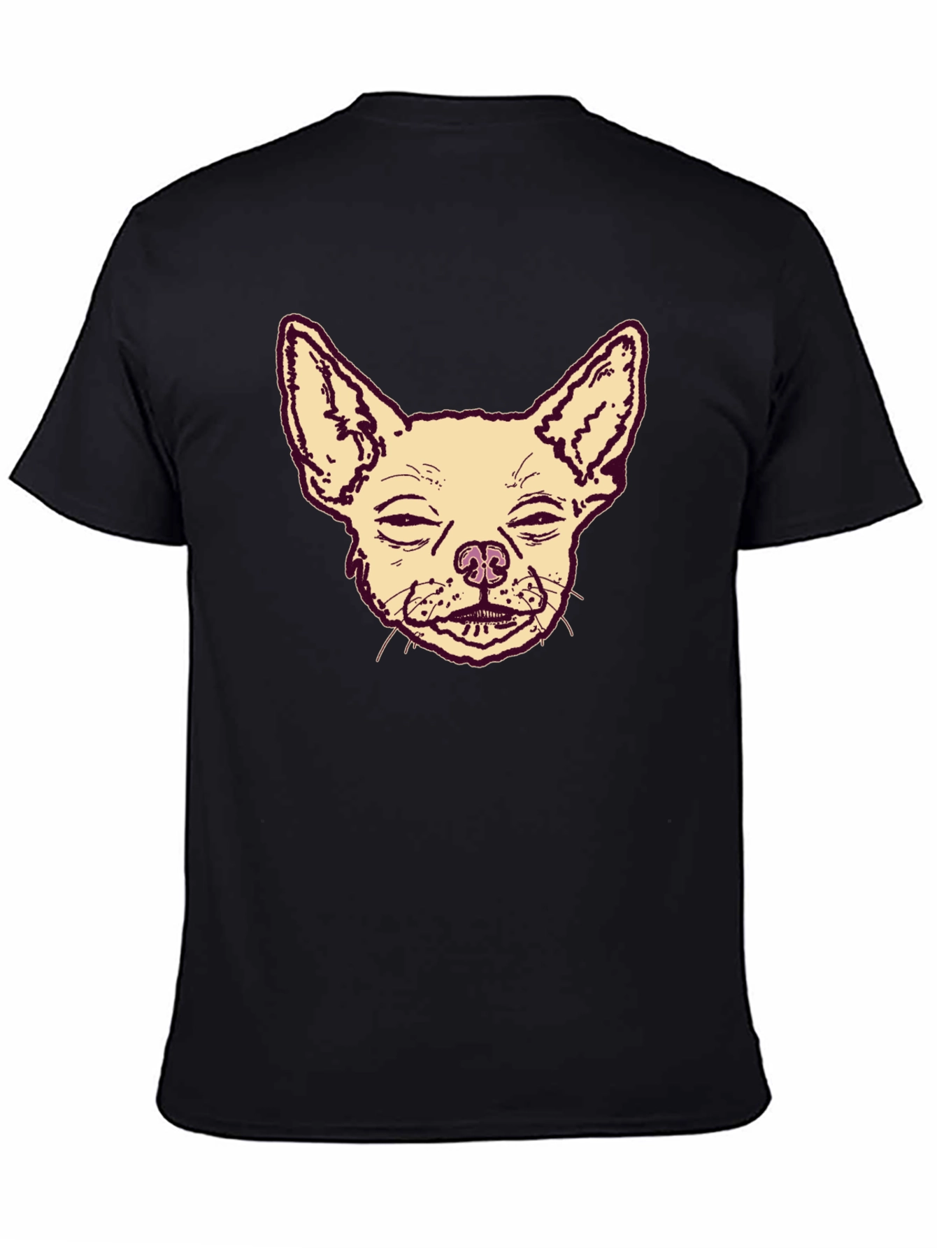 Chihuahua Graphic Print Mens T-Shirt