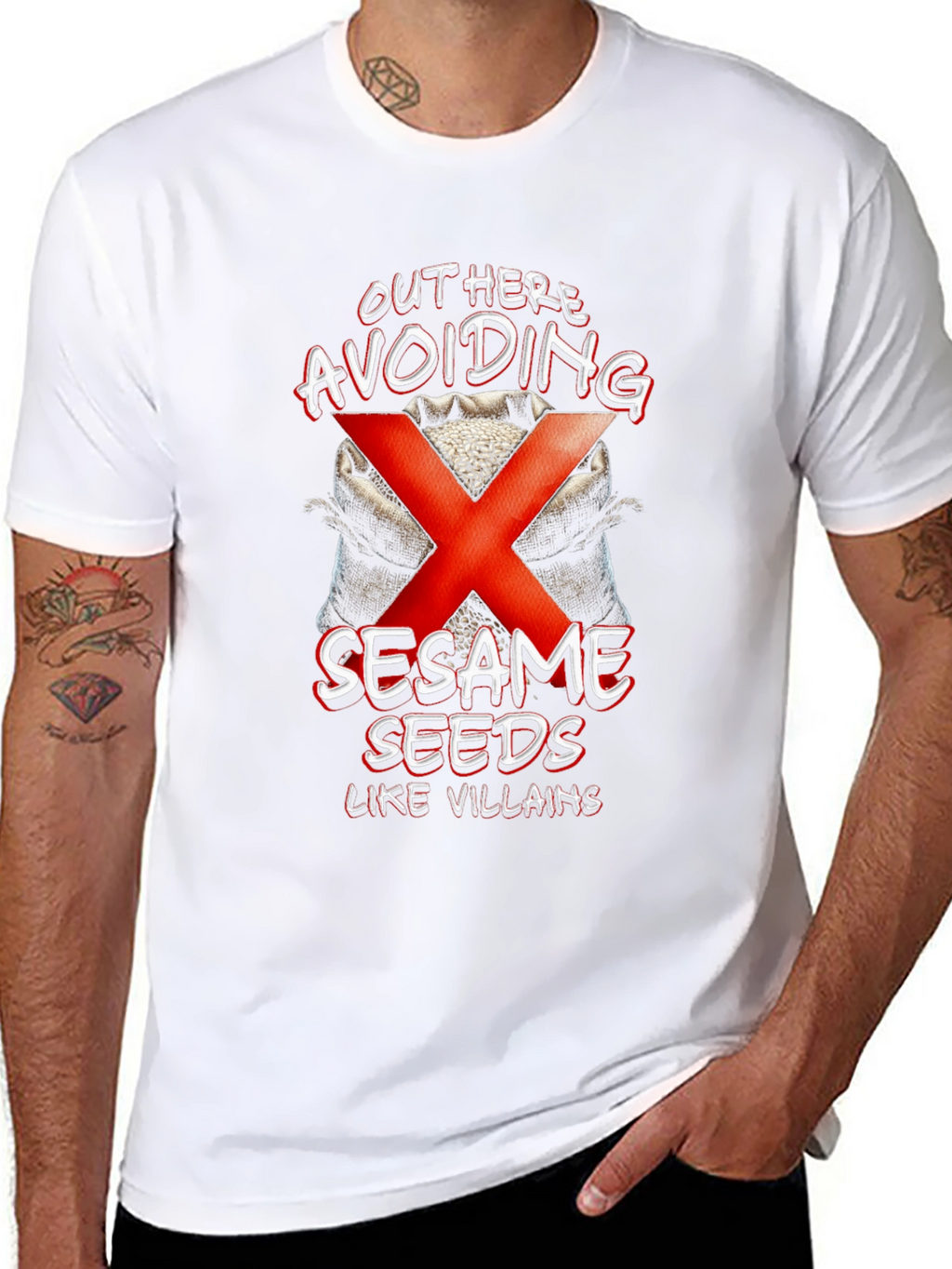 Avoiding Sesame Seeds T-Shirt