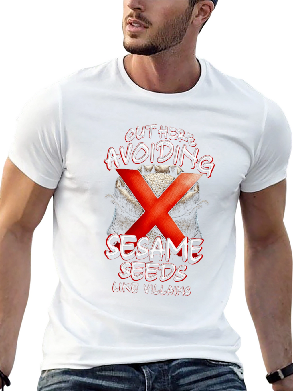 Avoiding Sesame Seeds T-Shirt