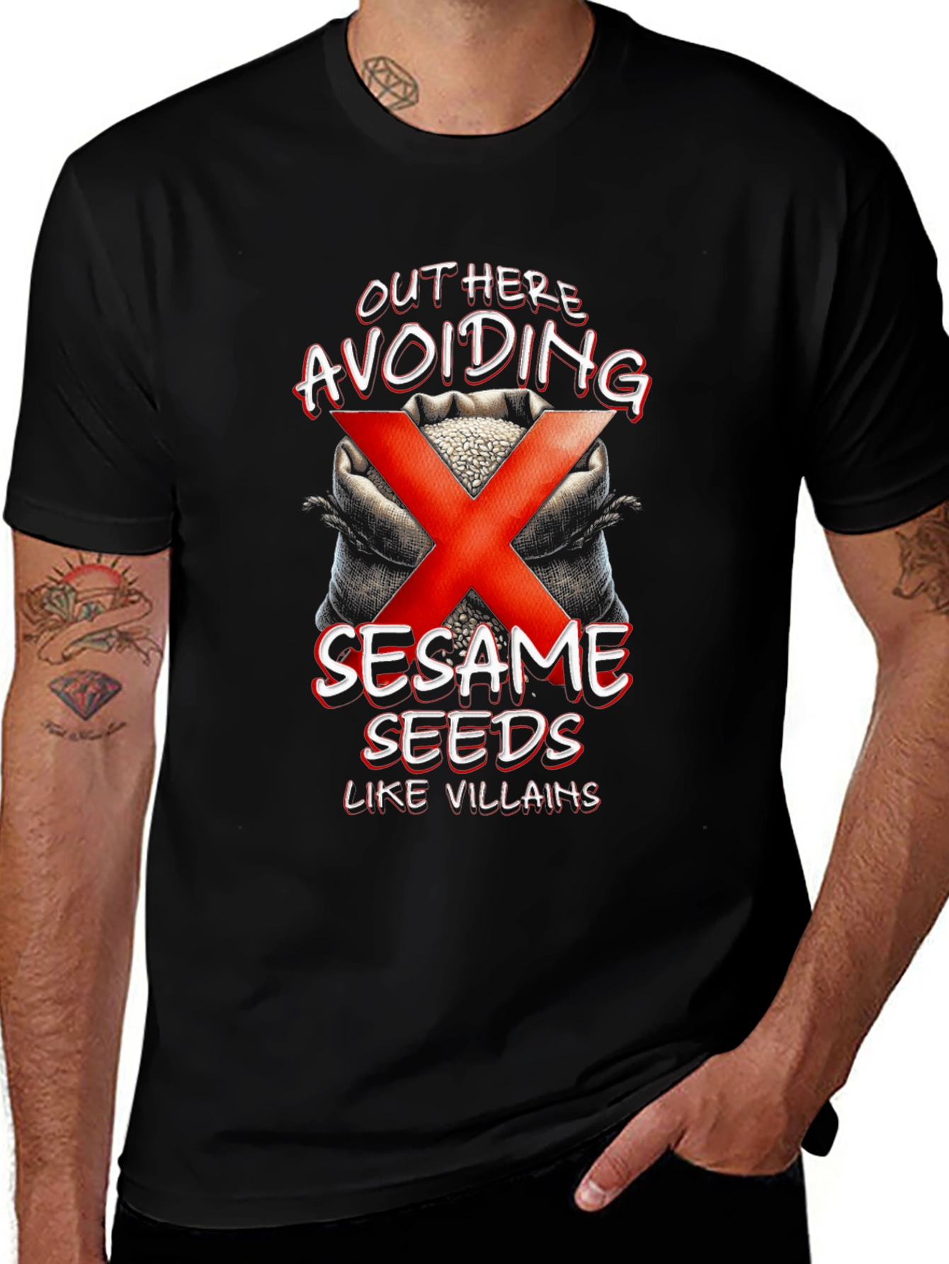 Avoiding Sesame Seeds T-Shirt