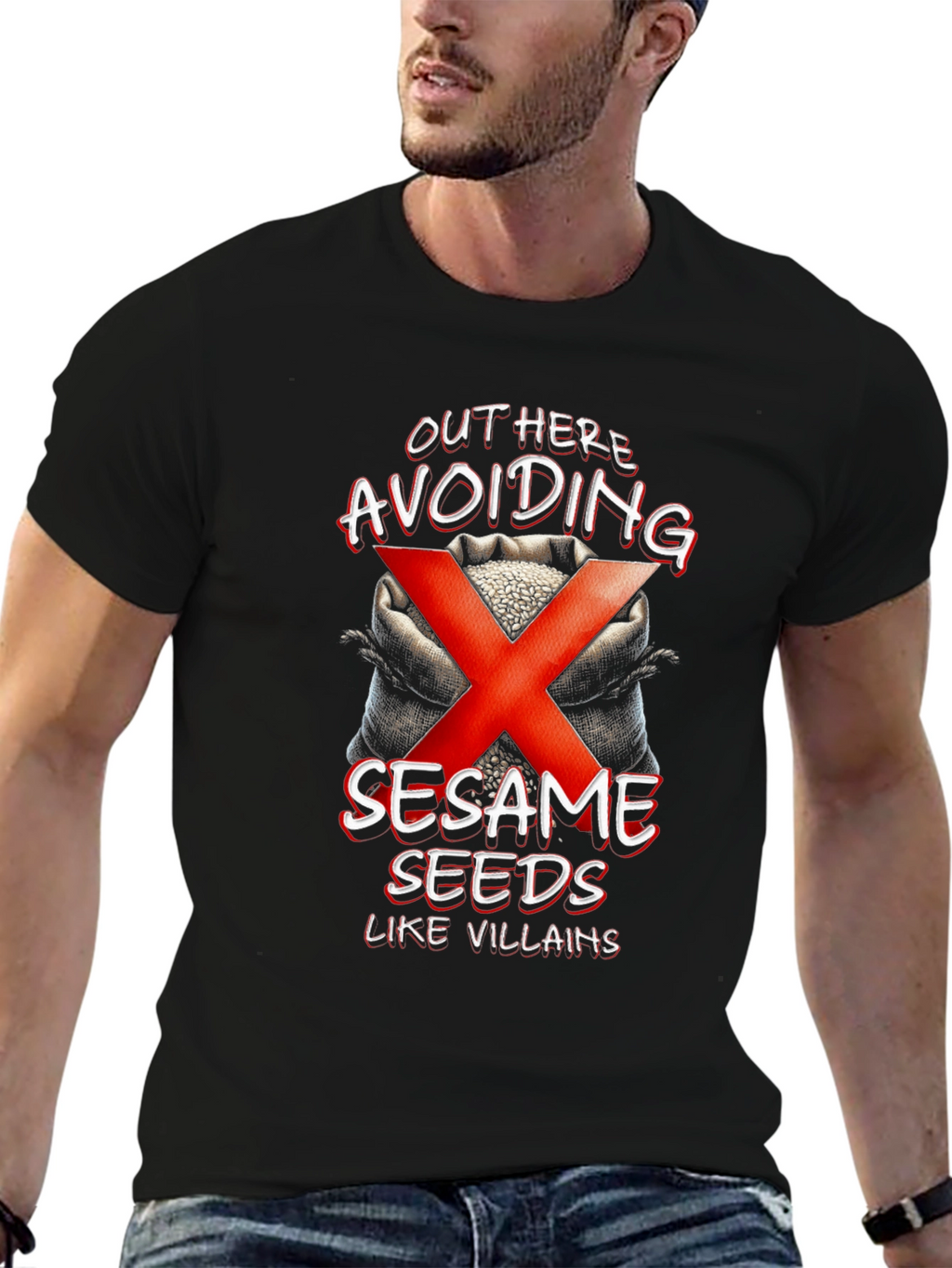 Avoiding Sesame Seeds T-Shirt