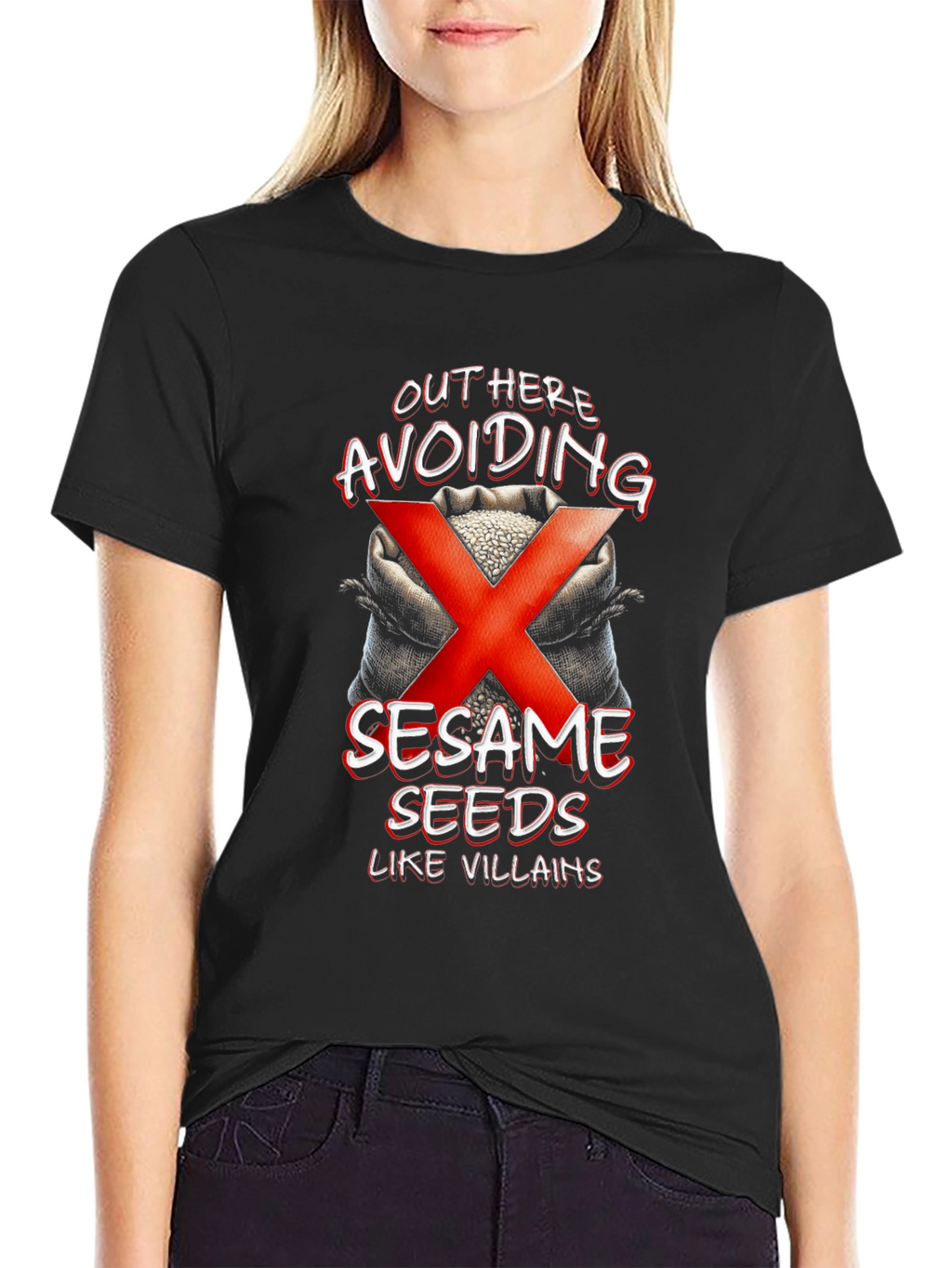 Avoiding Sesame Seeds T-Shirt