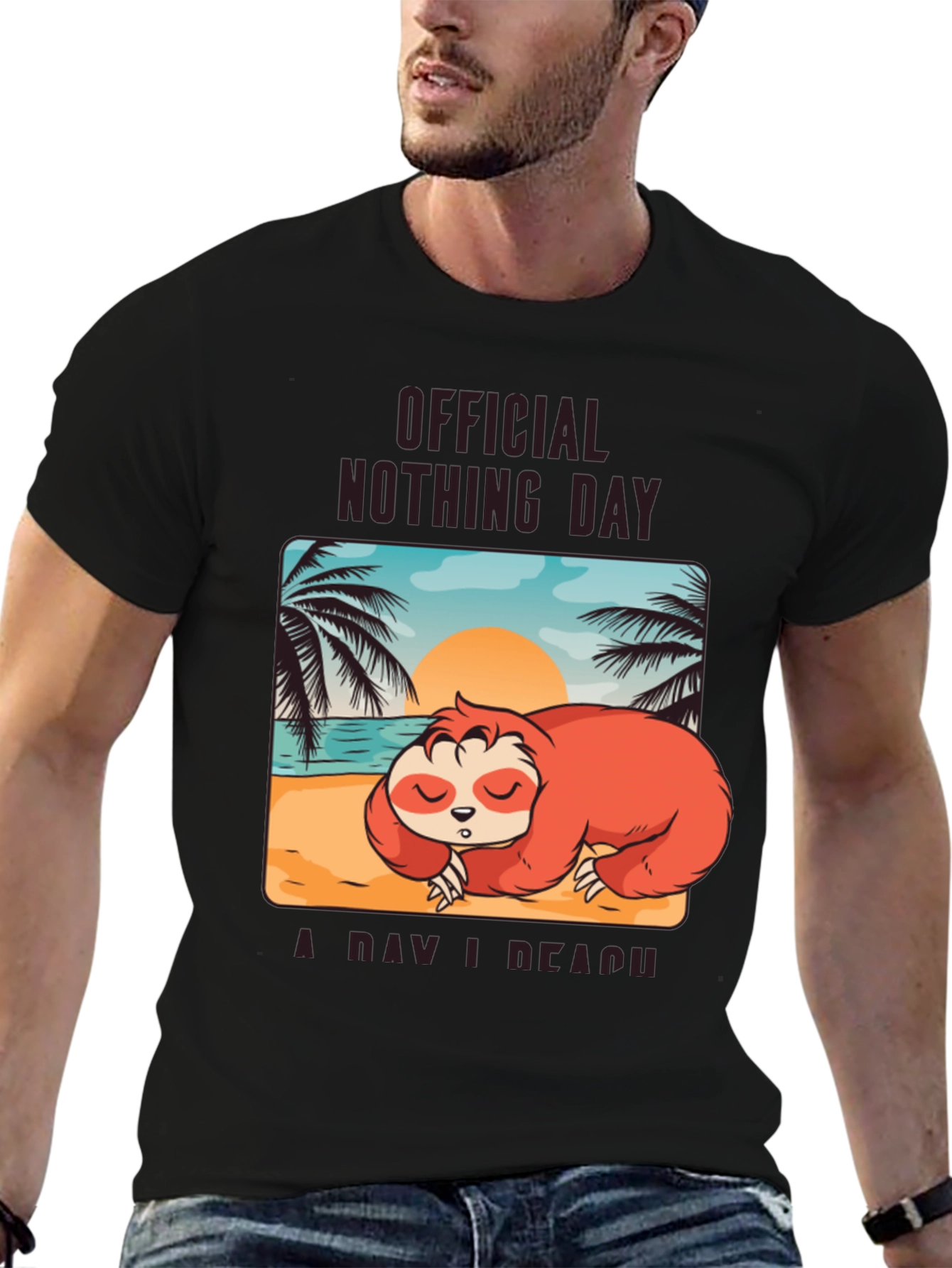 Official Nothing Day Sloth T-Shirt