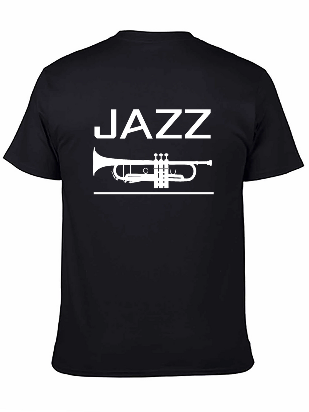 Jazz Trumpet Graphic T-Shirt - Black