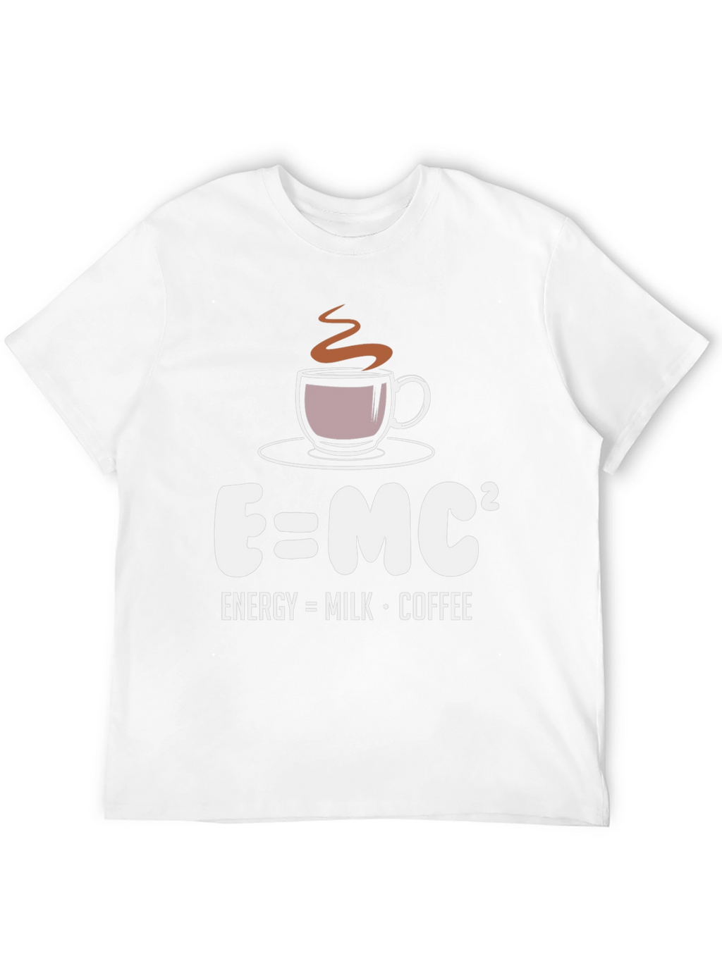 E=MC² Coffee Humor T-Shirt