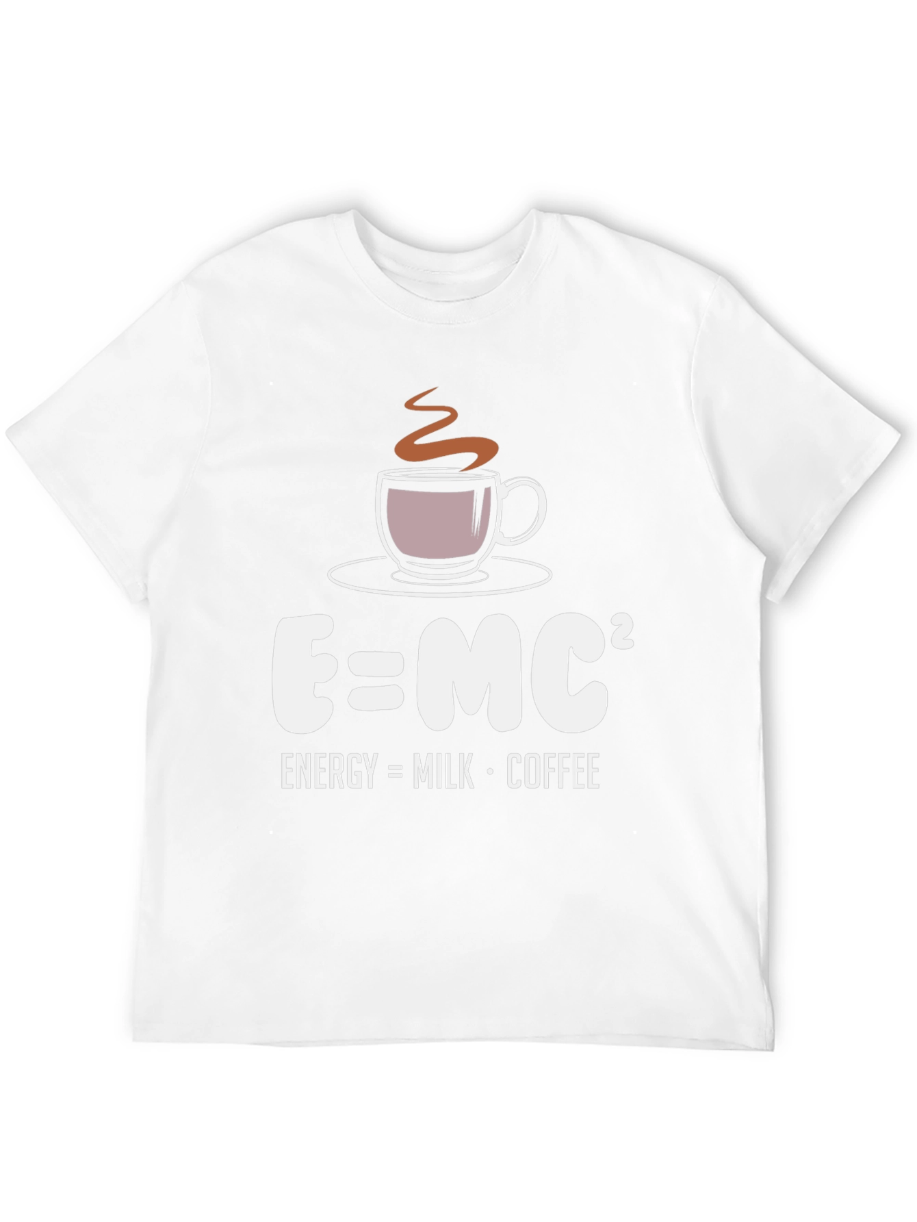 E=MC² Coffee Humor T-Shirt