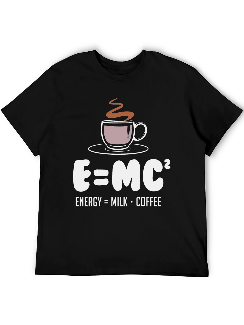 E=MC² Coffee Humor T-Shirt