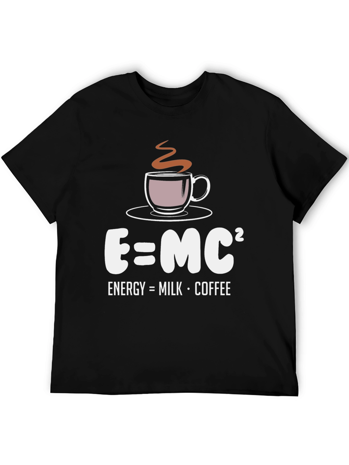 E=MC² Coffee Humor T-Shirt