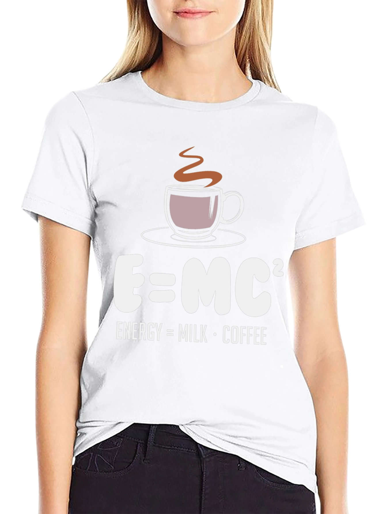 E=MC² Coffee Humor T-Shirt