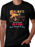 Lion Bicycle Graphic Tee - Always Be Yourself