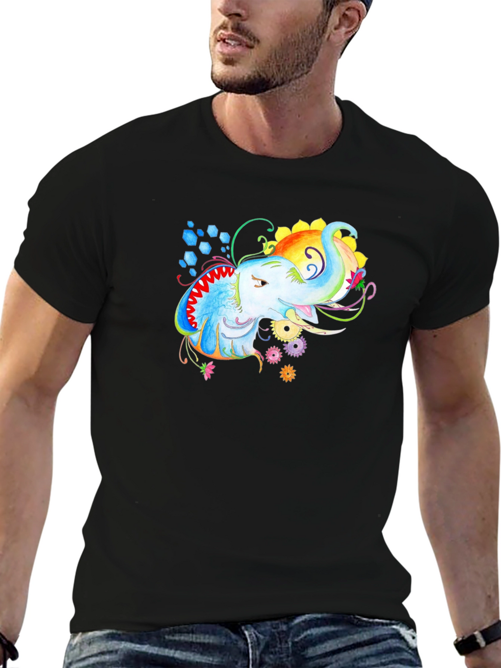 Psychedelic Elephant T-Shirt