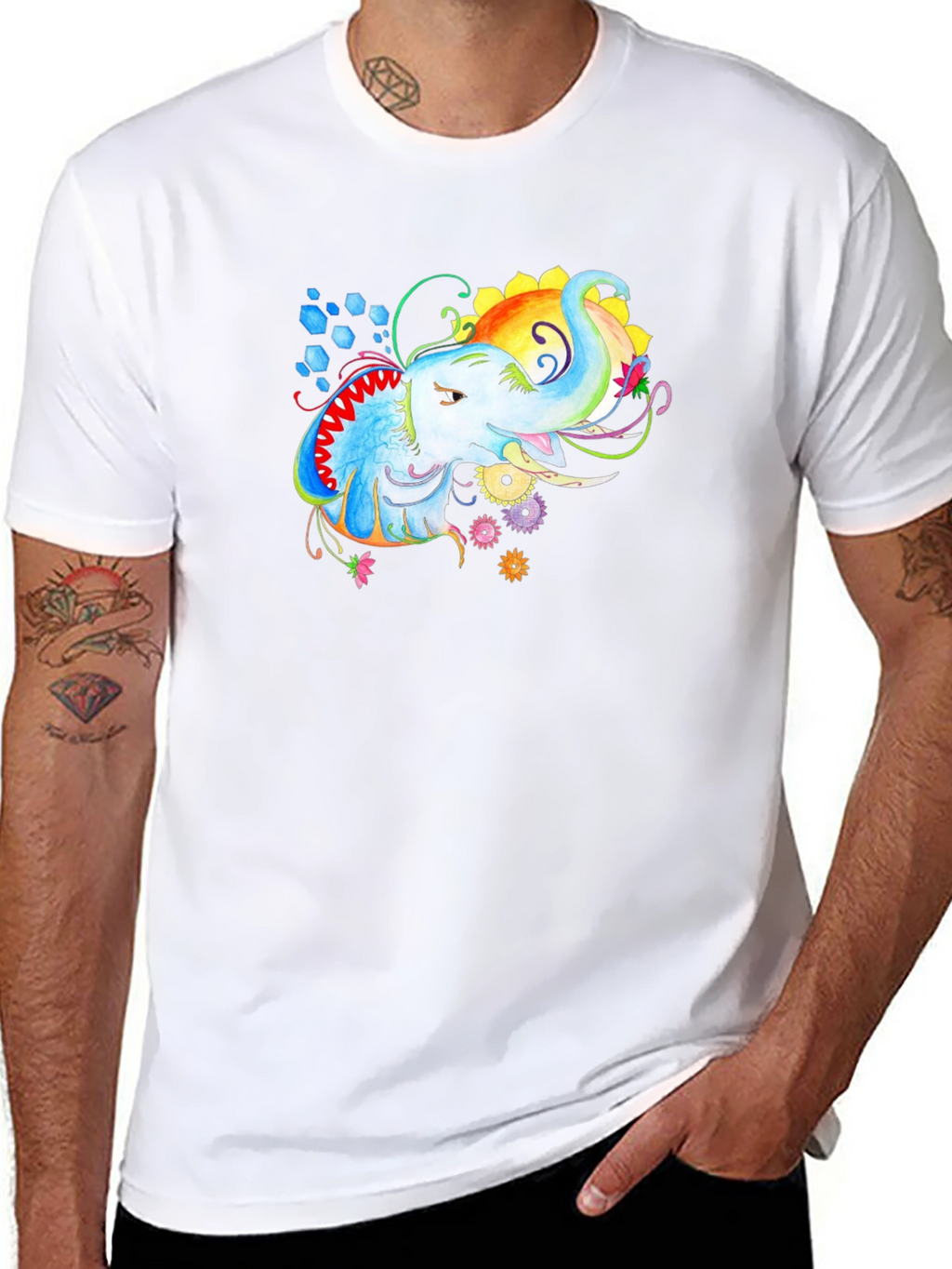 Psychedelic Elephant T-Shirt