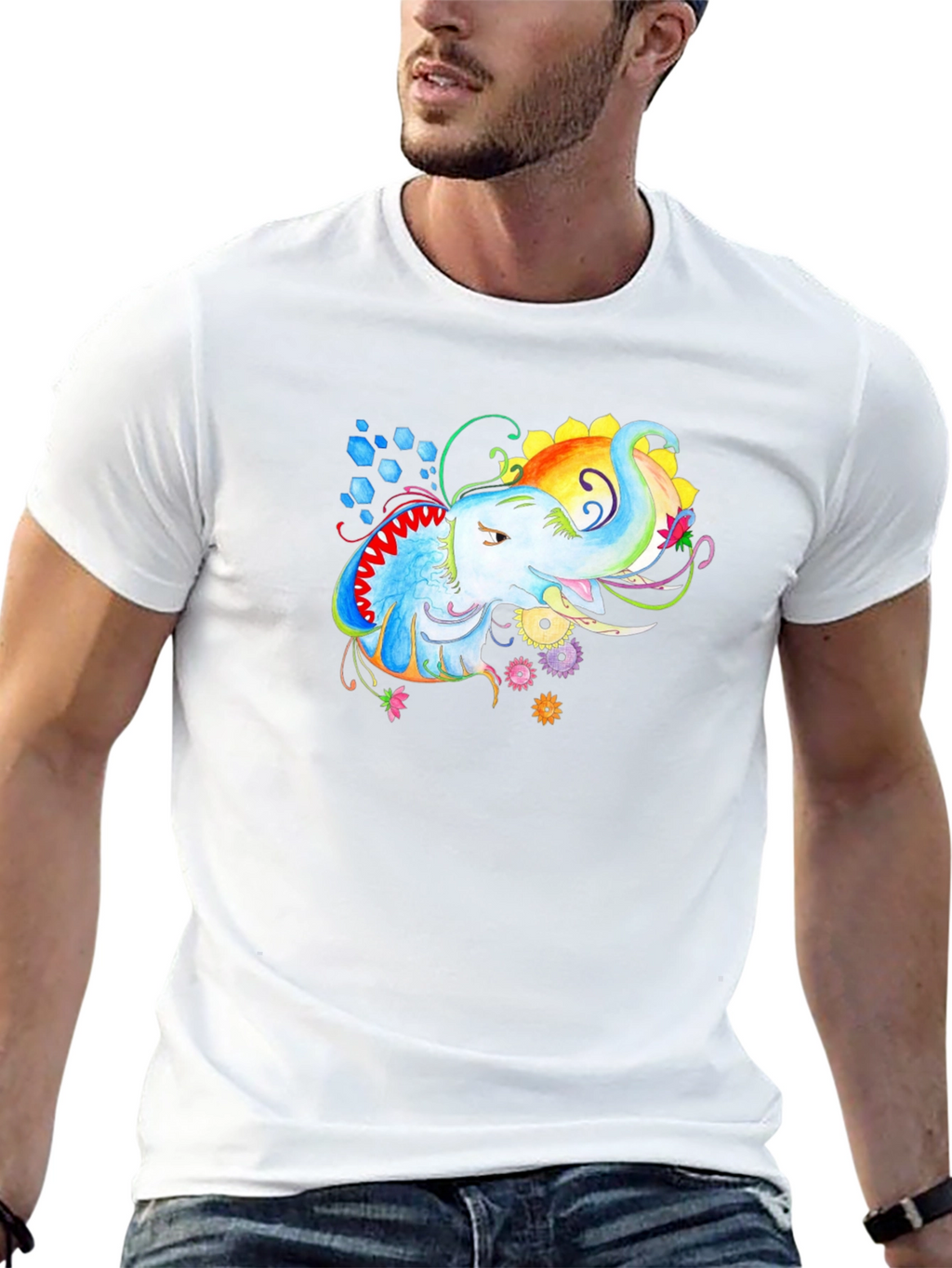 Psychedelic Elephant T-Shirt