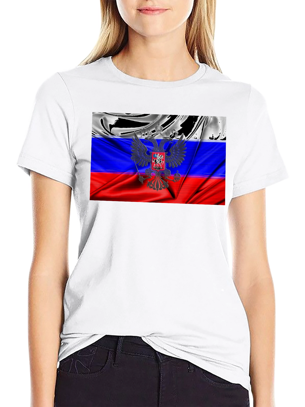Russian Flag Eagle T-Shirt