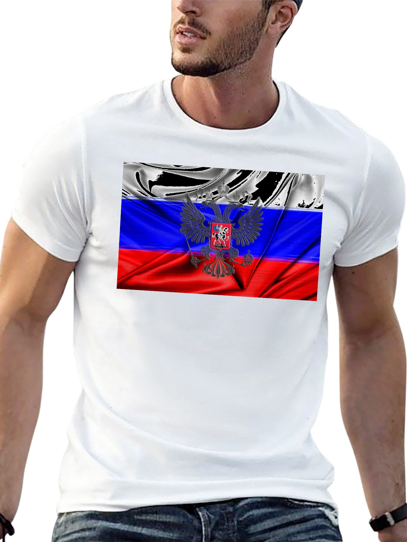 Russian Flag Eagle T-Shirt