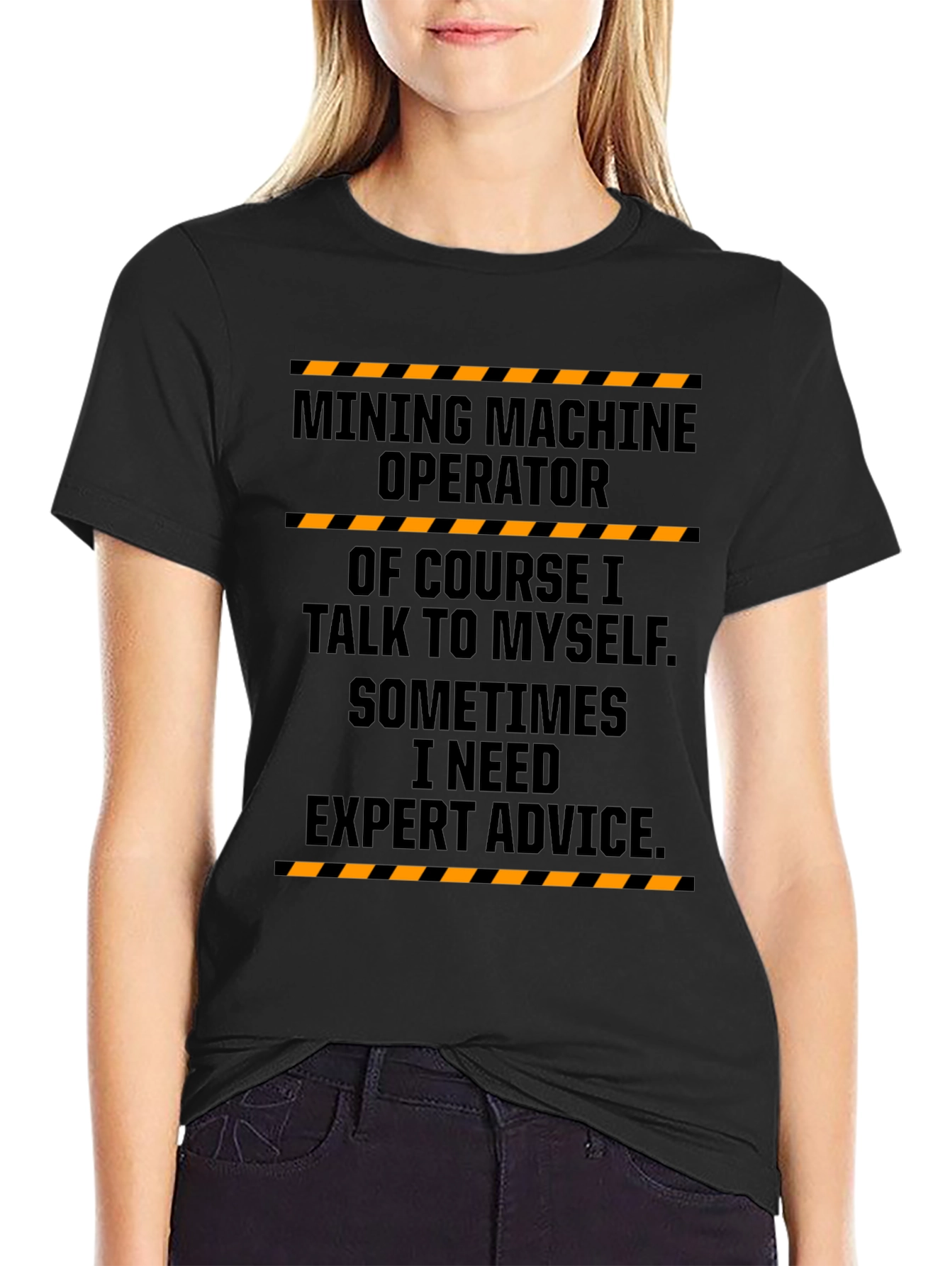 Mining Machine Operator T-Shirt - Expert Advice Funny Tee