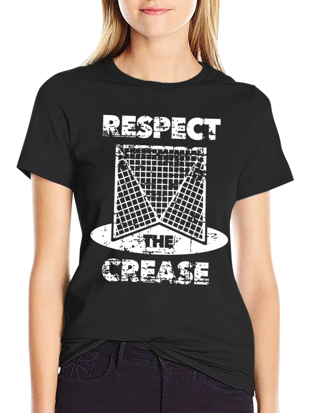 Respect The Crease Hockey T-Shirt