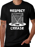 Respect The Crease Hockey T-Shirt