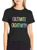 Cultivate Creativity Graphic Tee - Inspiring Design