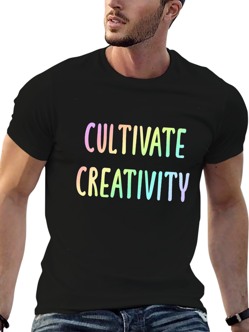 Cultivate Creativity Graphic Tee - Inspiring Design
