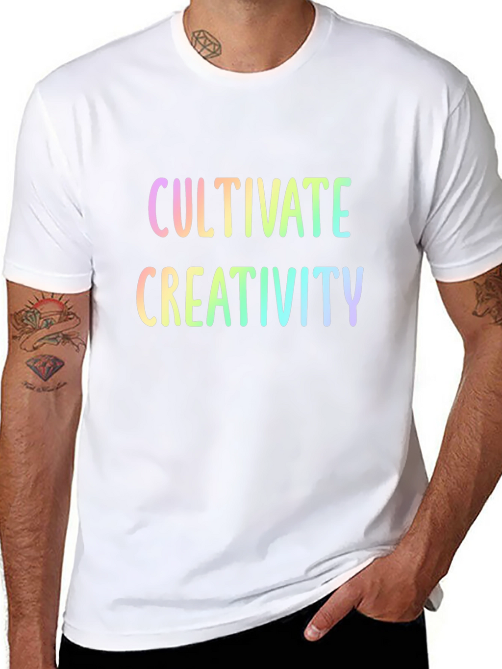 Cultivate Creativity Graphic Tee - Inspiring Design